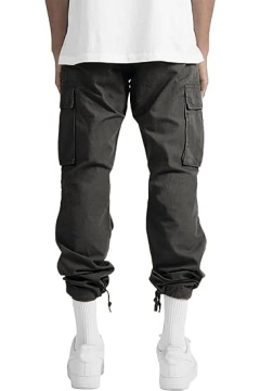 Mens Cargo Pants Drawstring Casual