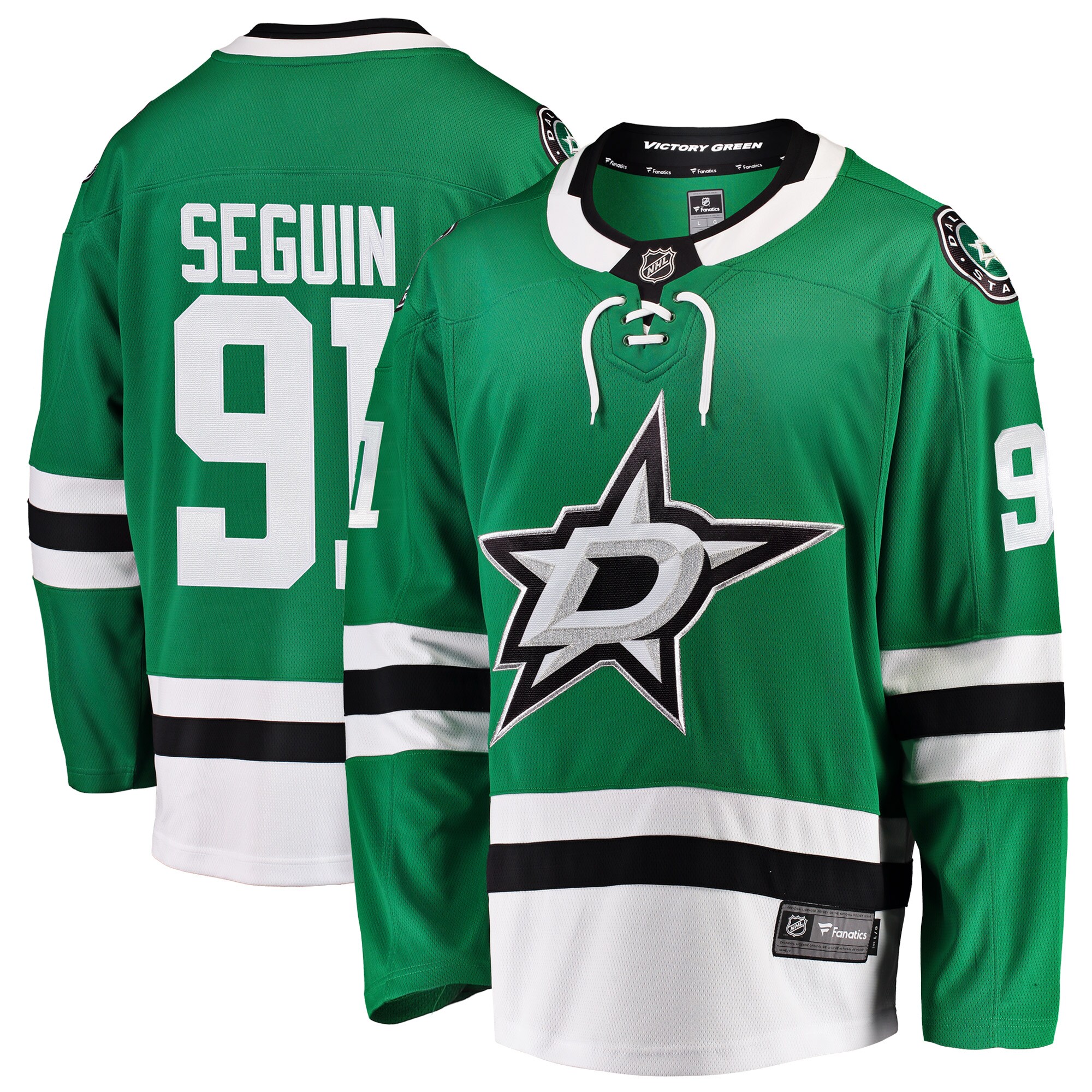 Tyler Seguin Dallas Stars Fanatics Breakaway Home Jersey – Kelly Green