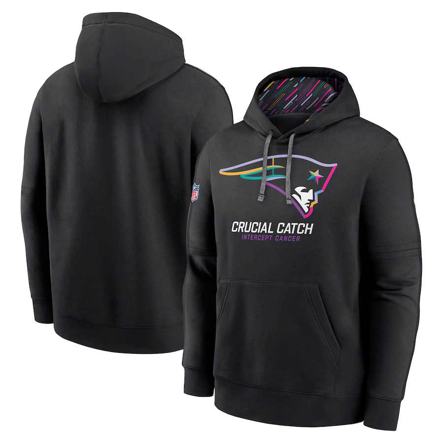 New England Patriots Crucial Catch Club Men's Hoodie