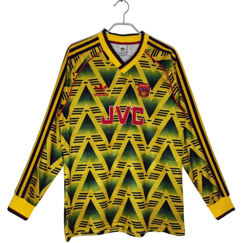 1991-1993 Arsenal Away Long Sleeve Retro Jersey - Fans Edition