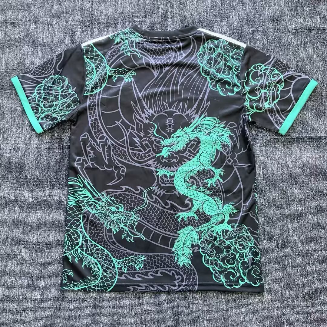 2025/2026 Real Madrid Training Black Green Football Shirt 1:1 Thai Quality