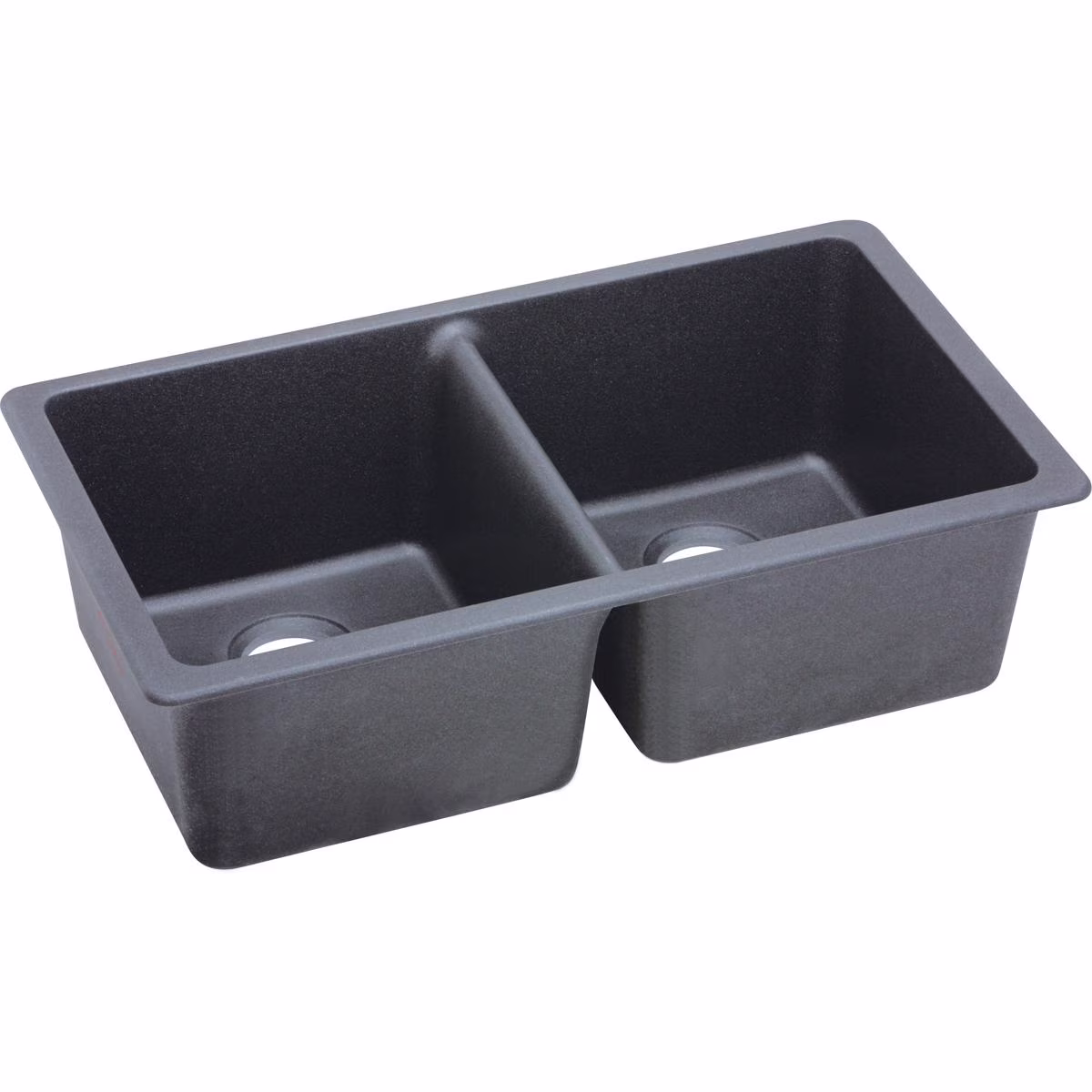 Elkay ELGU3322 White Granite Composite 33in Rectangle Double Bowl Undermount Sink