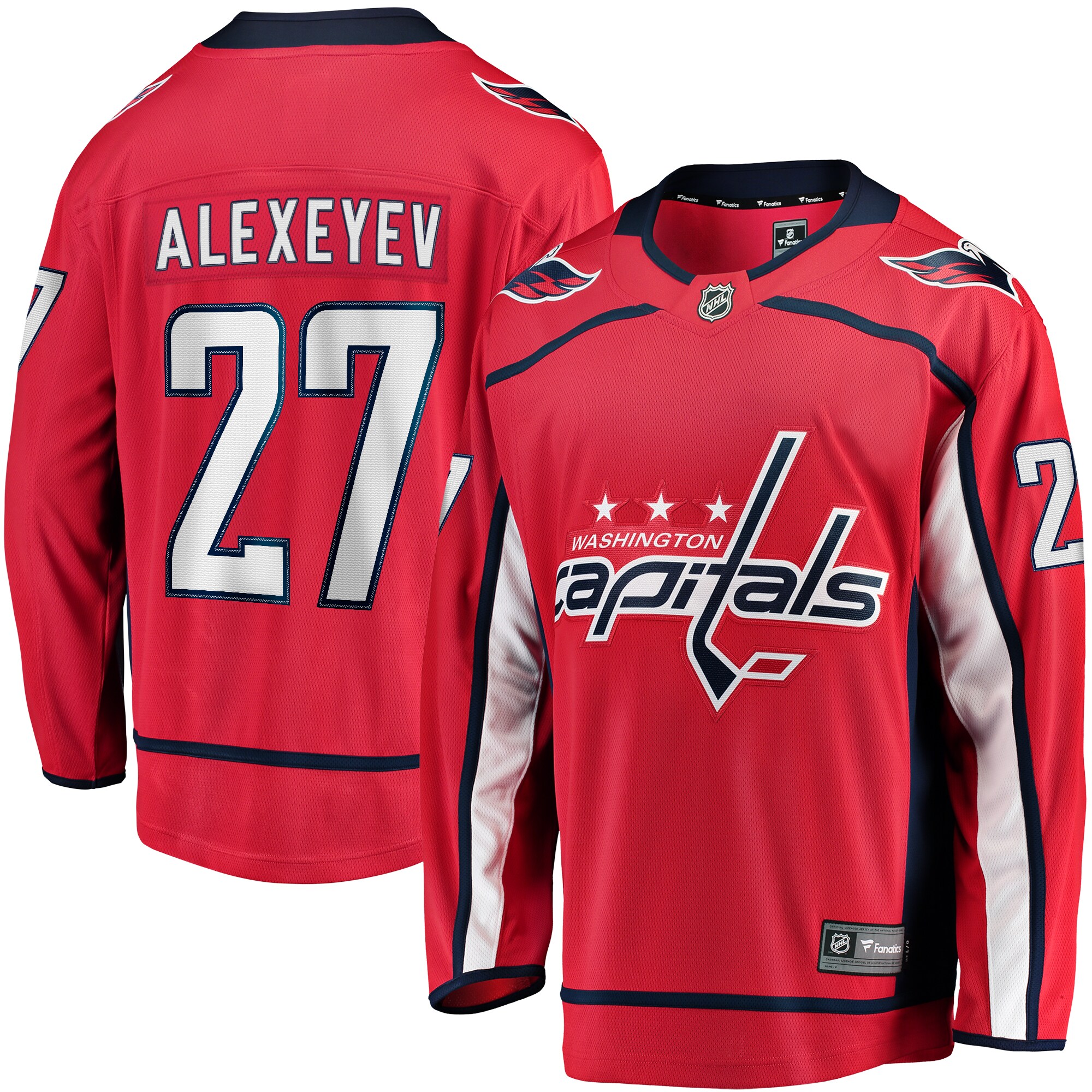 Alexander Alexeyev Washington Capitals Fanatics Home Breakaway Jersey – Red