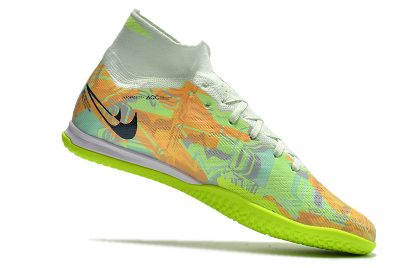 Assassin 15th generation high-top fully knitted waterproof MD air cushion grass spike football shoes