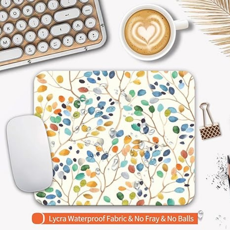 PADARTISAN Square Mouse Pad, Personalized Premium-Textured Custom Mouse Mat Design