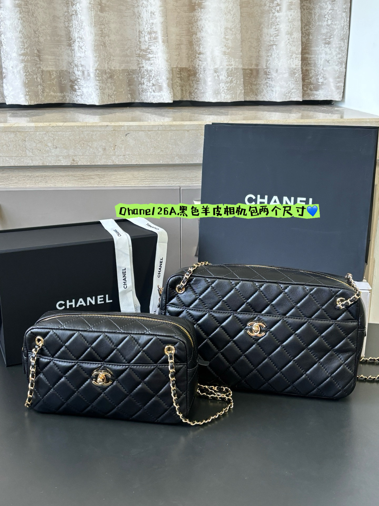 Chanel 26A Quilted Camera Bags