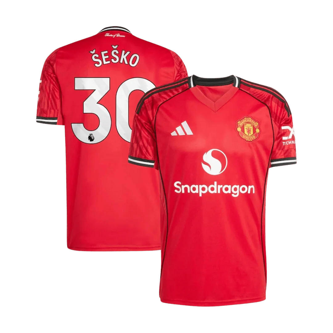 ŠEŠKO #30 Manchester United Home Jersey 2025/26