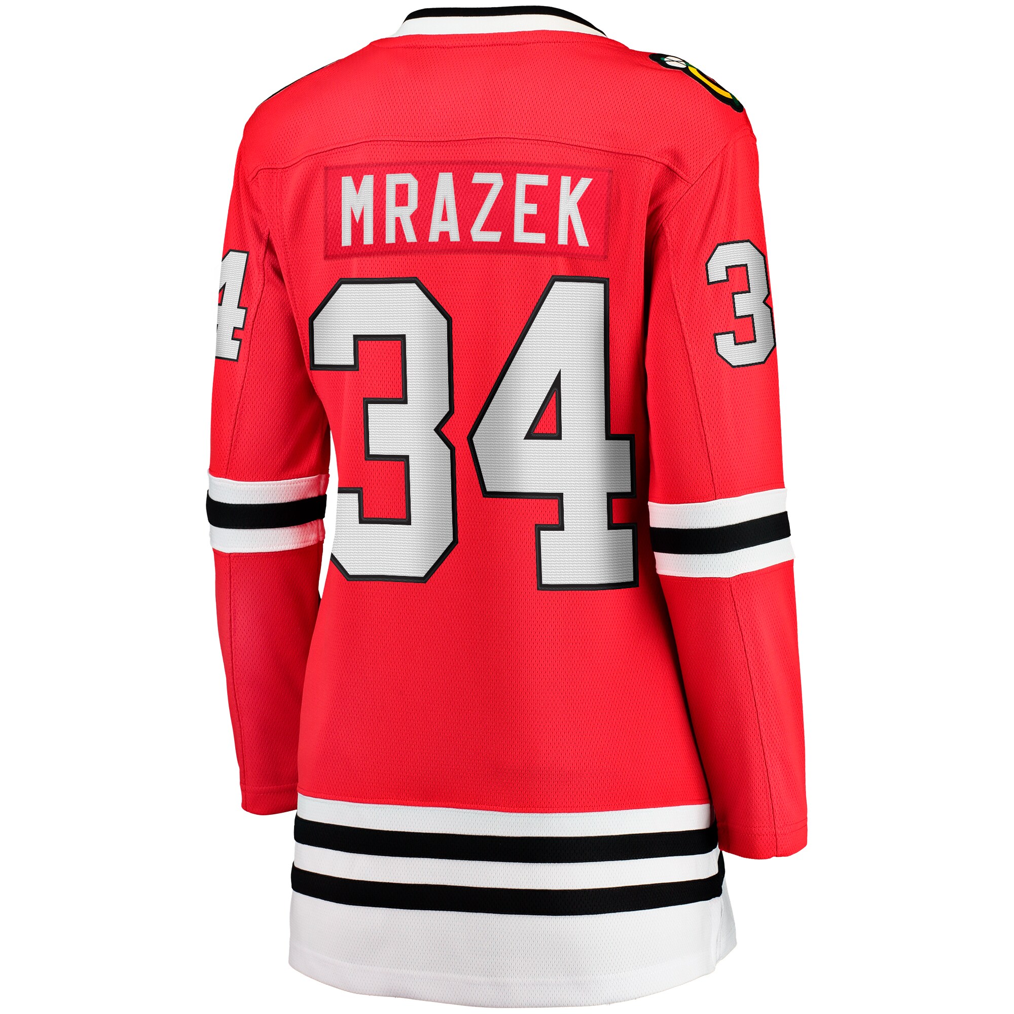 Petr Mrazek Chicago Blackhawks Fanatics Women’s Home Breakaway   Jersey – Red