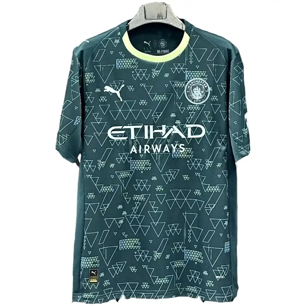 25-26 Manchester City Third Away Green Jersey-Fans Edition