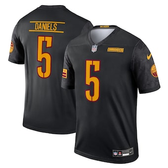 Washington Commanders Jayden Daniels Carbon Fashion Jersey