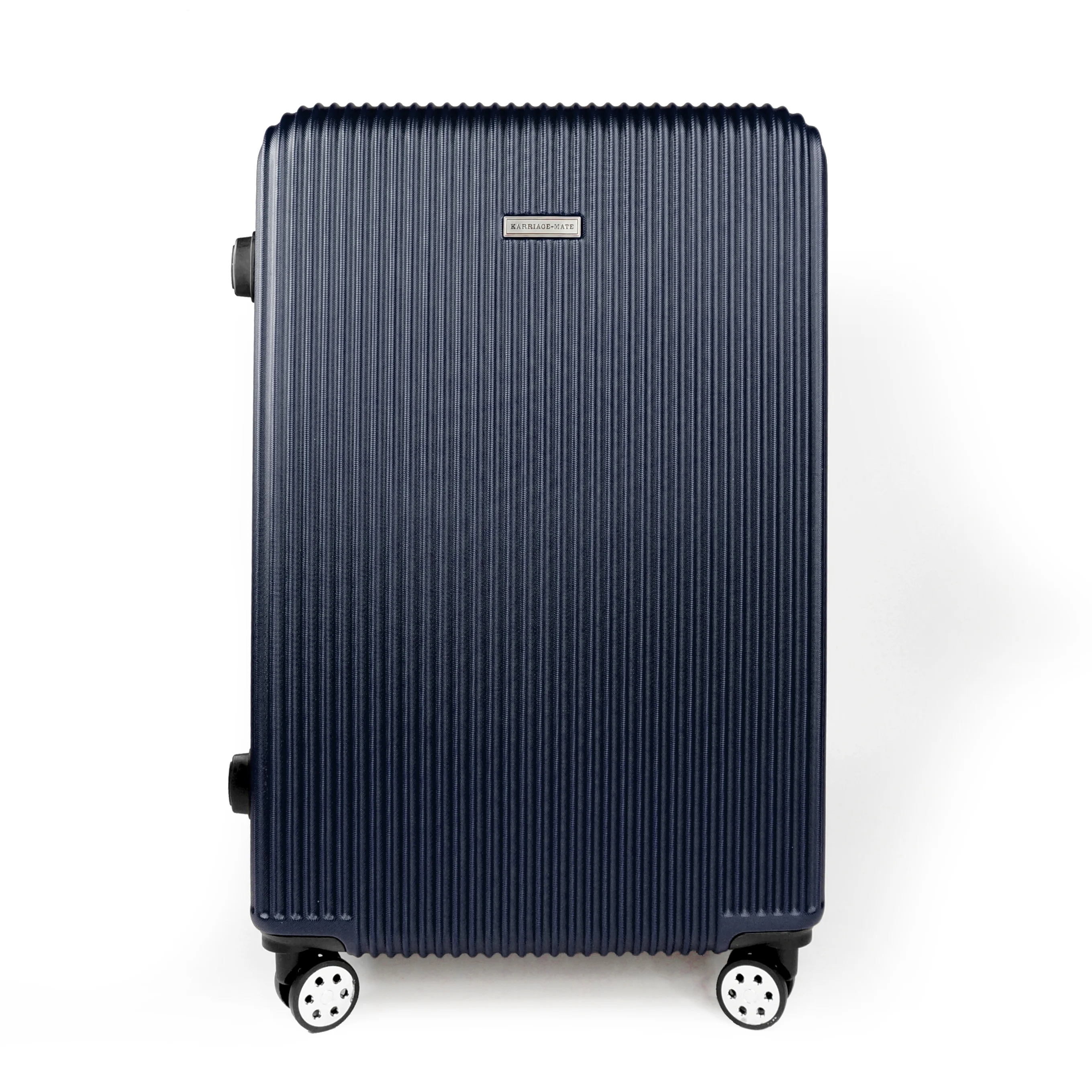 K-Cliffs 3pcs Luggage Set Lightweight Expandable Hard sided ABS Spinner Travel Suitcase  Black