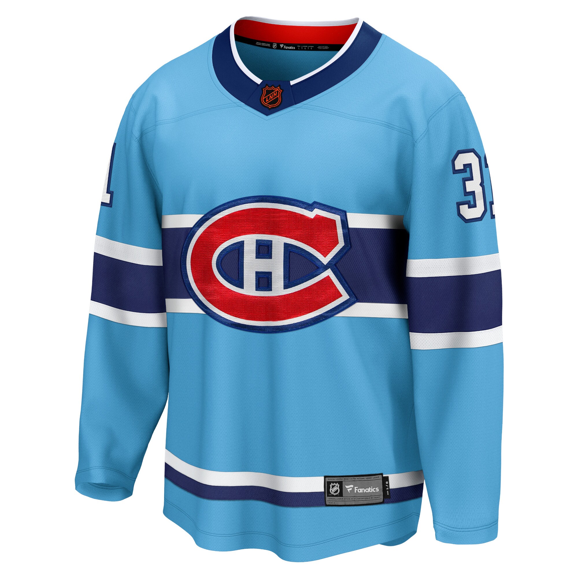 Carey Price Montreal Canadiens Fanatics Special Edition 2.0 Breakaway   Jersey – Light Blue
