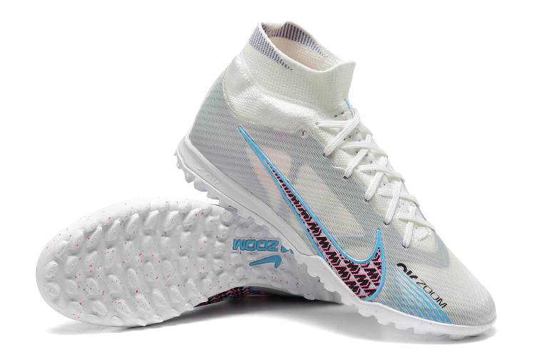 Assassin XV high-top fully knitted waterproof MD air cushion grass spike football shoes