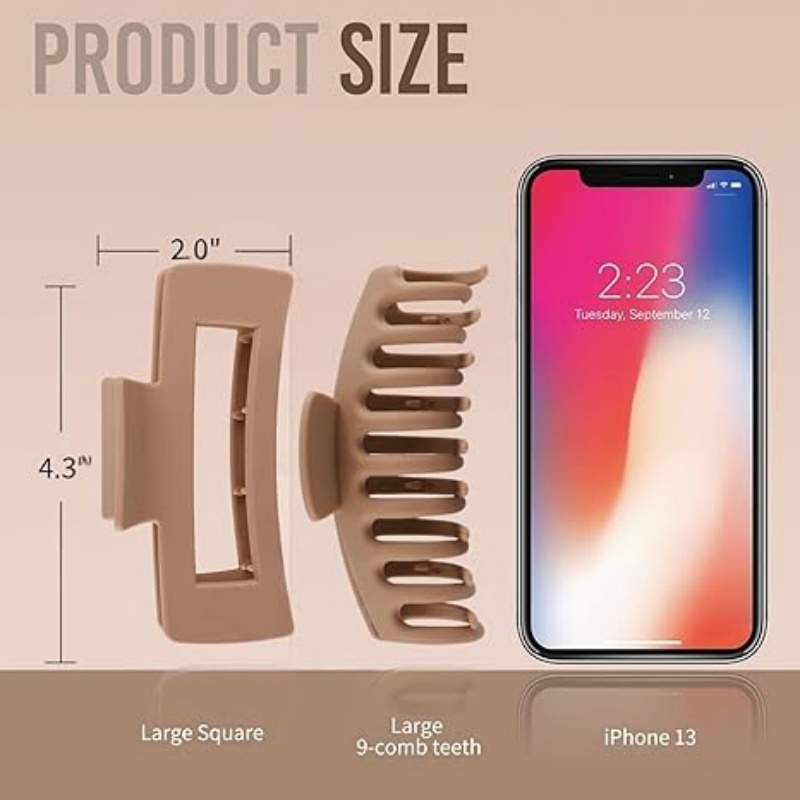 SWEETCLAWZ Hair Clips for Women 4.3 Inch Large