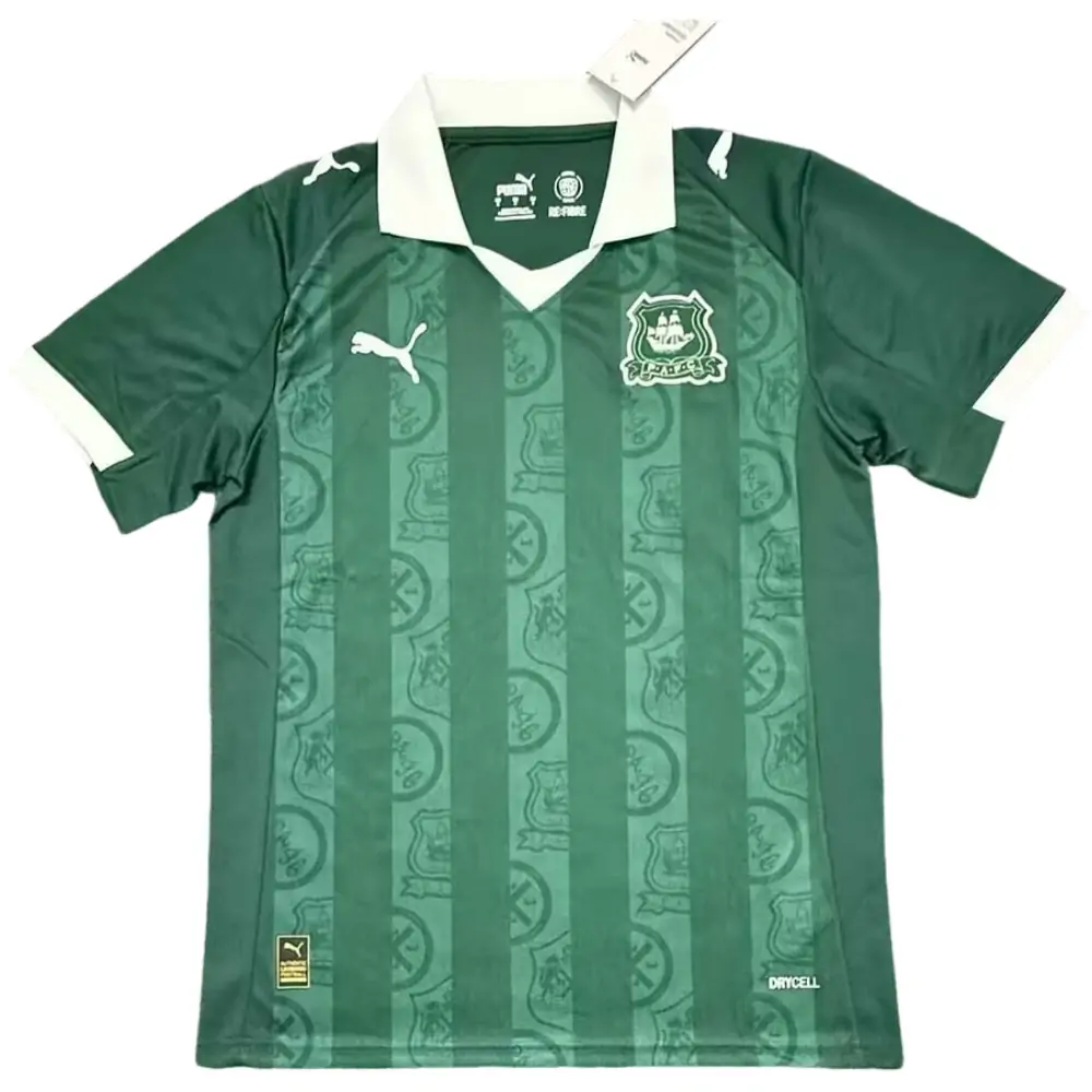 2025-26 Plymouth Argyle Football Club Home Green Jersey - Fan Edition