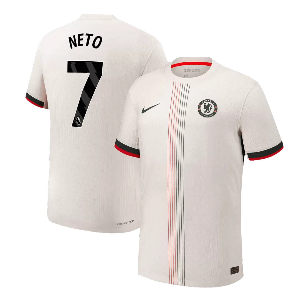 NETO #7 Chelsea Away Player Version Soccer Jersey 2025/26