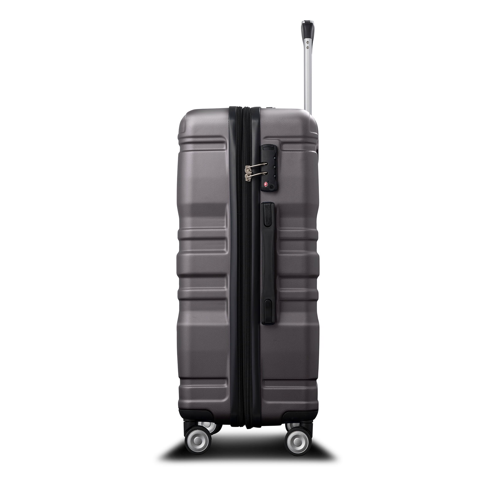 Luggage Suitcase 3 Piece Sets, New Model Expandable ABS Hardshell Luggage, Lightweight Carry-on Suitcase Sets with Spinner Wheels & TSA Lock, 20''/ 24''/ 28'', Blue Gray