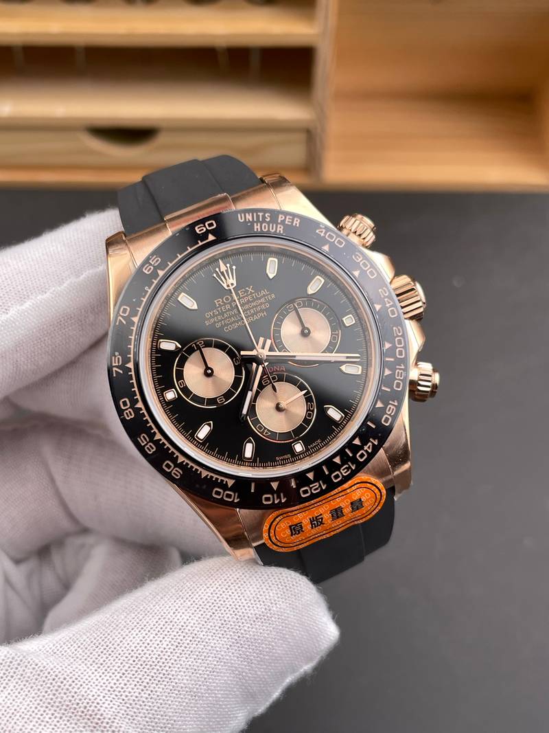 Rolex Daytona Black Vader Rose Gold