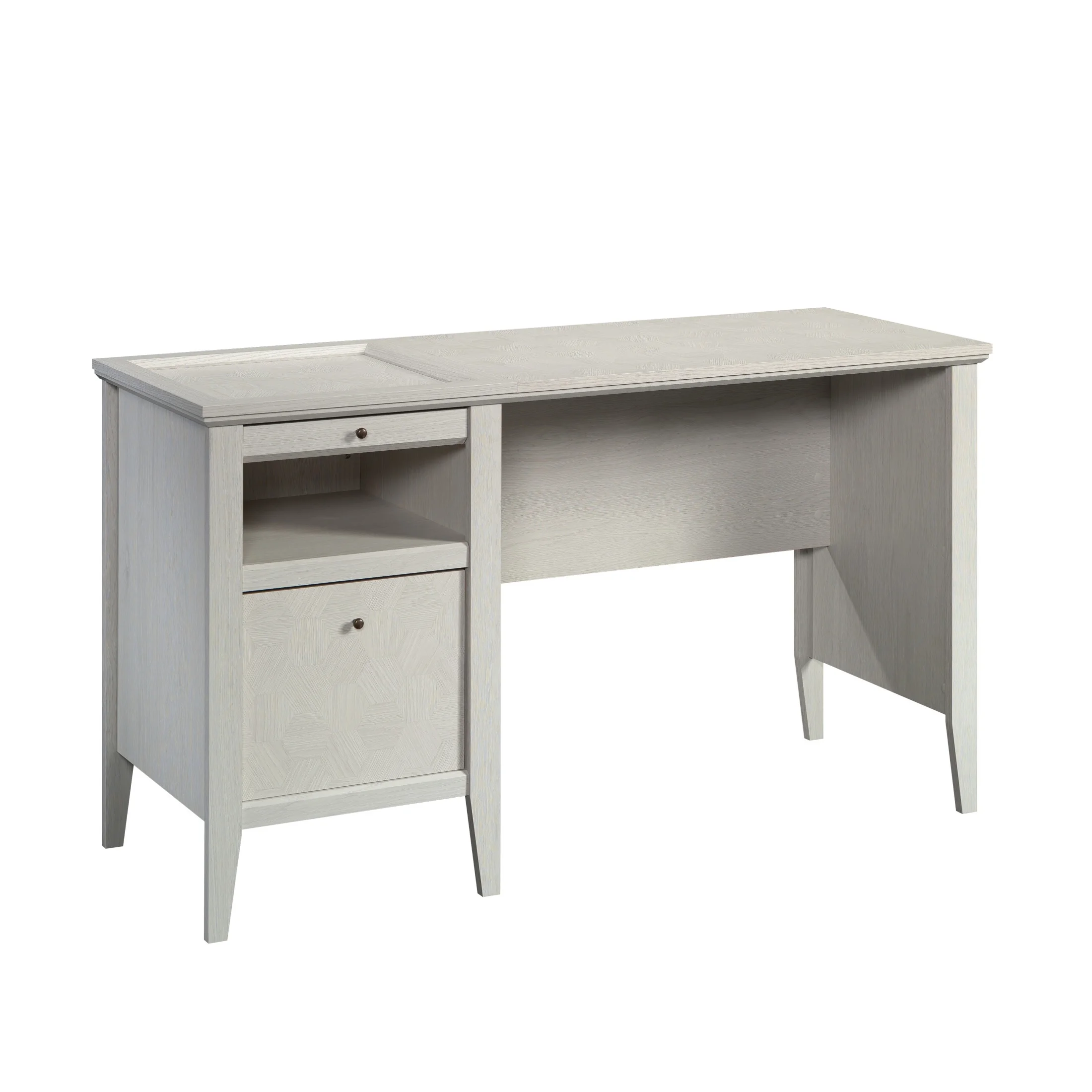 Sauder Larkin Ledge Desk, Glacier Oak Finish