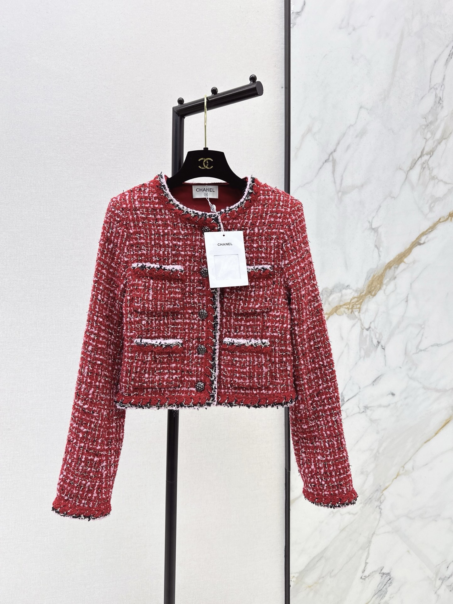 26SS Four-Pocket Knitted Jacket Set