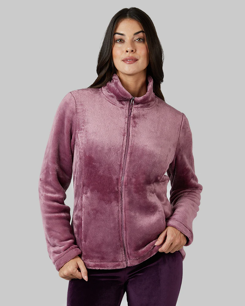 WOMEN'S LUXE FUR FULL-ZIP