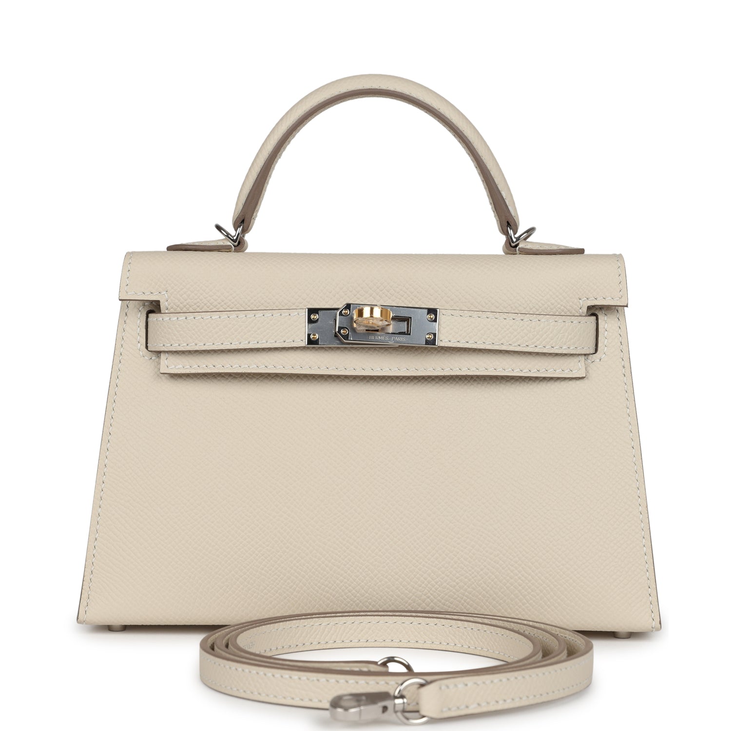 Kelly Sellier 20 Craie Epsom Electrum Hardware