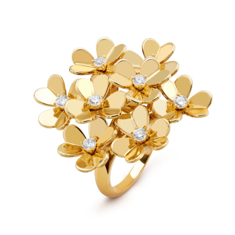 Frivole ring, 8 flowers