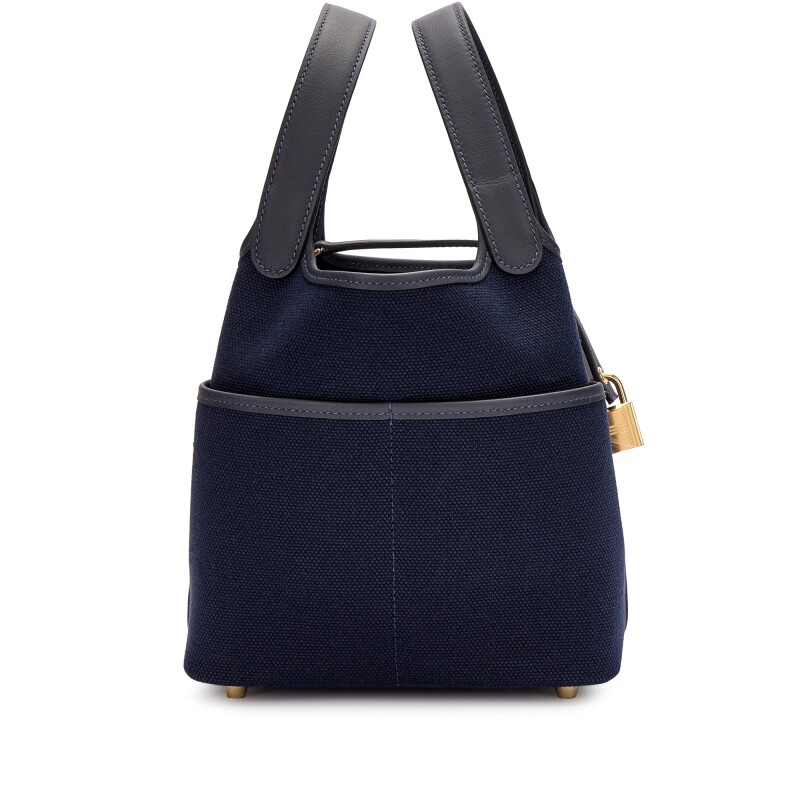 Caban Swift and Bleu Marine Toile Goeland Cargo Picotin Lock 18 Gold Hardware
