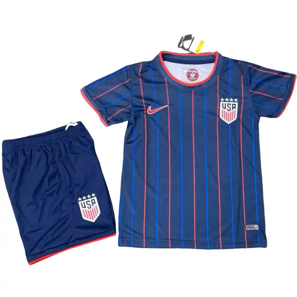 2025-26 USA Away Jersey Children's Set - Fans Edition