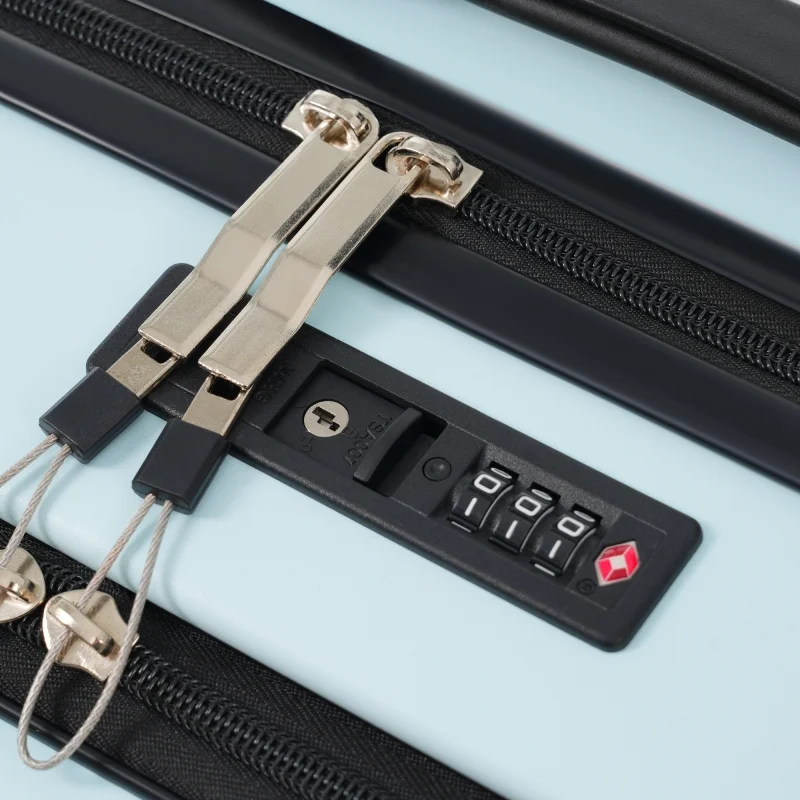 Front Opening Luggage Set 3 Piece, Hardside Carry on Suitcase with USB Port, Expandable Luggage with Handle Bag Spinner Wheels TSA Lock