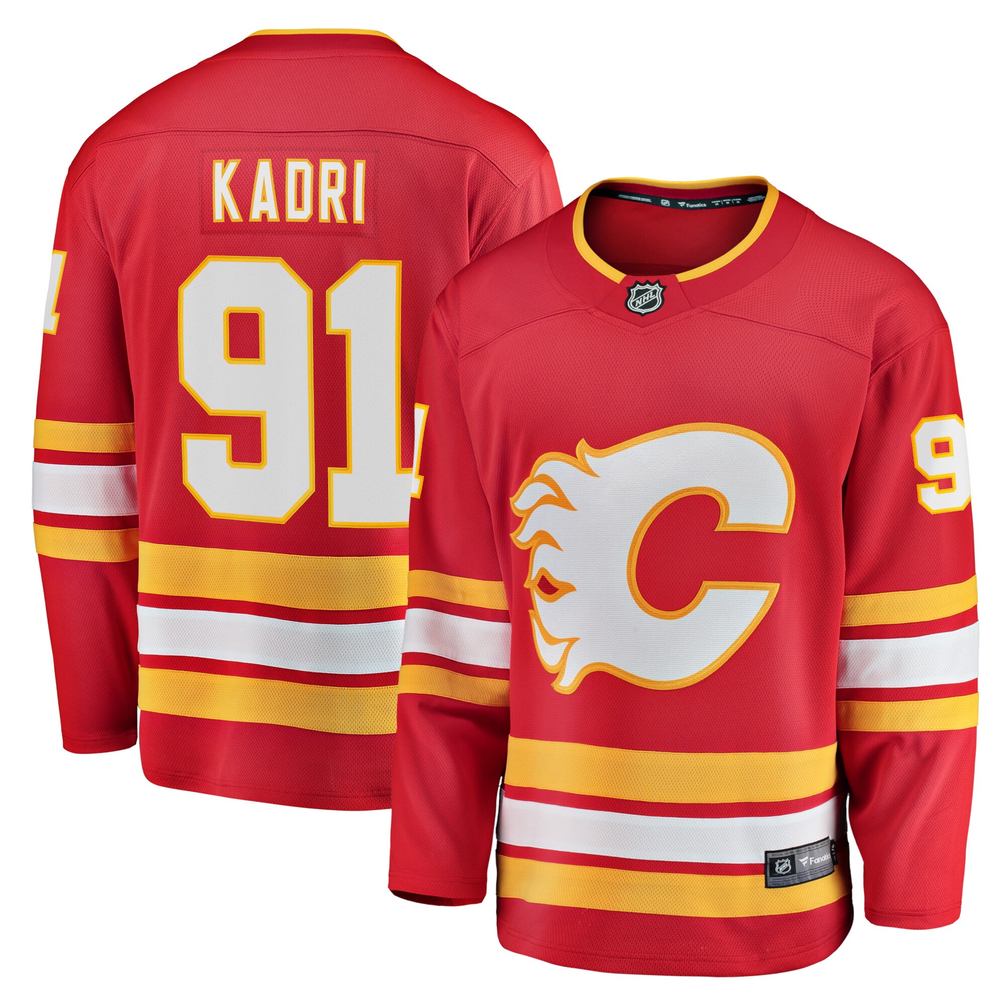 Nazem Kadri Calgary Flames Fanatics Home Breakaway  Jersey – Red