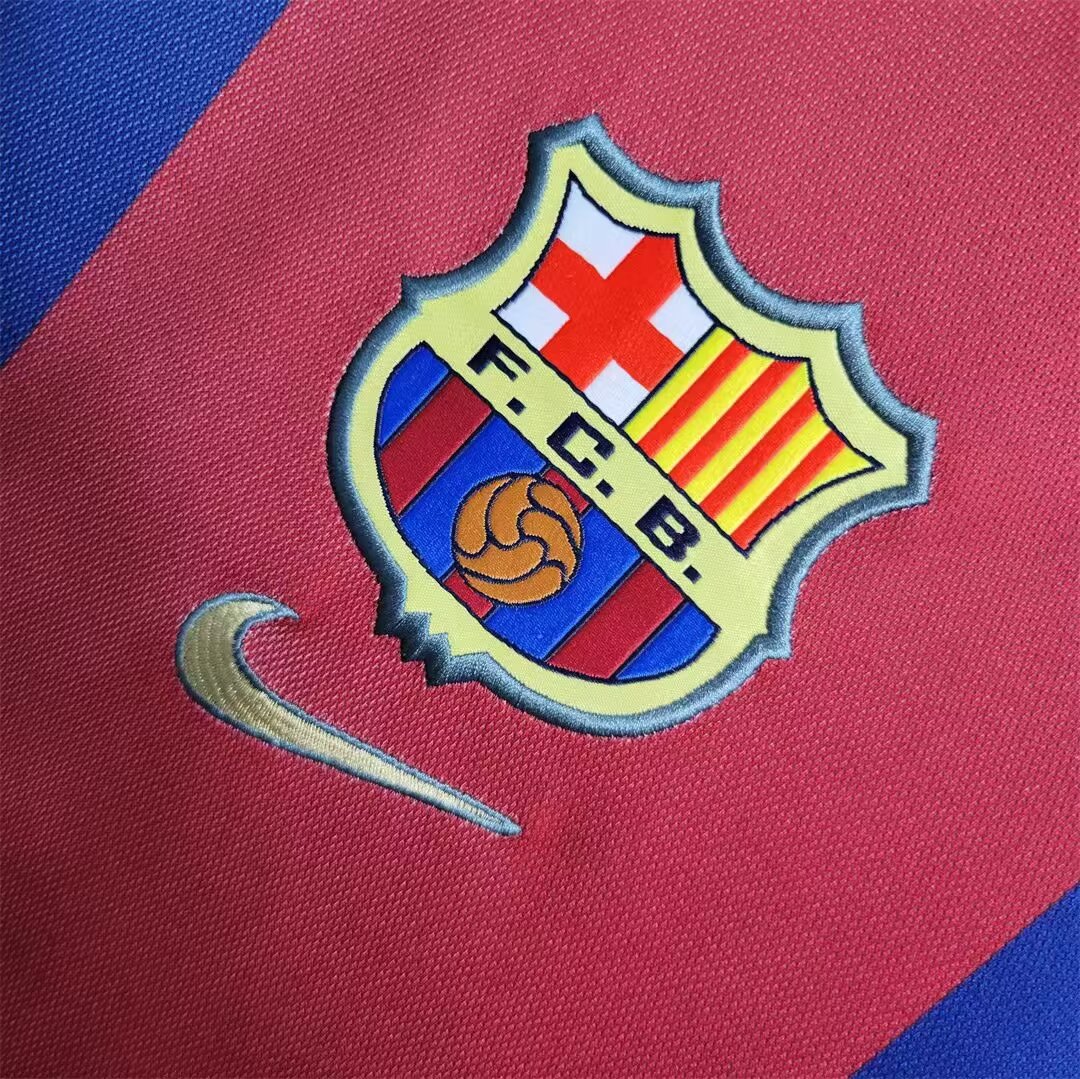 1998/99 Barcelona Home Retro Shirt - Fans Edition