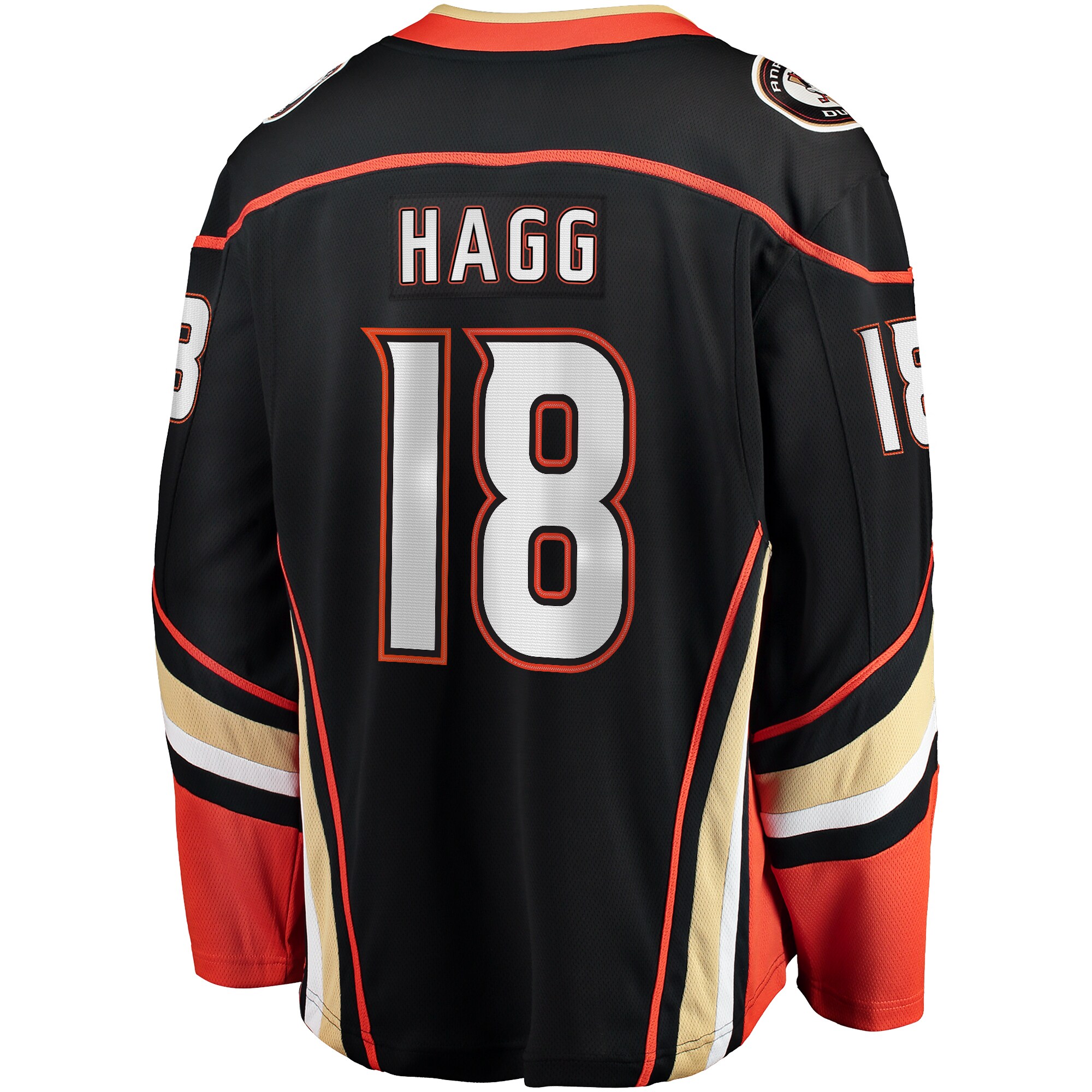 Robert Hagg Anaheim Ducks Fanatics Home Breakaway Jersey – Black