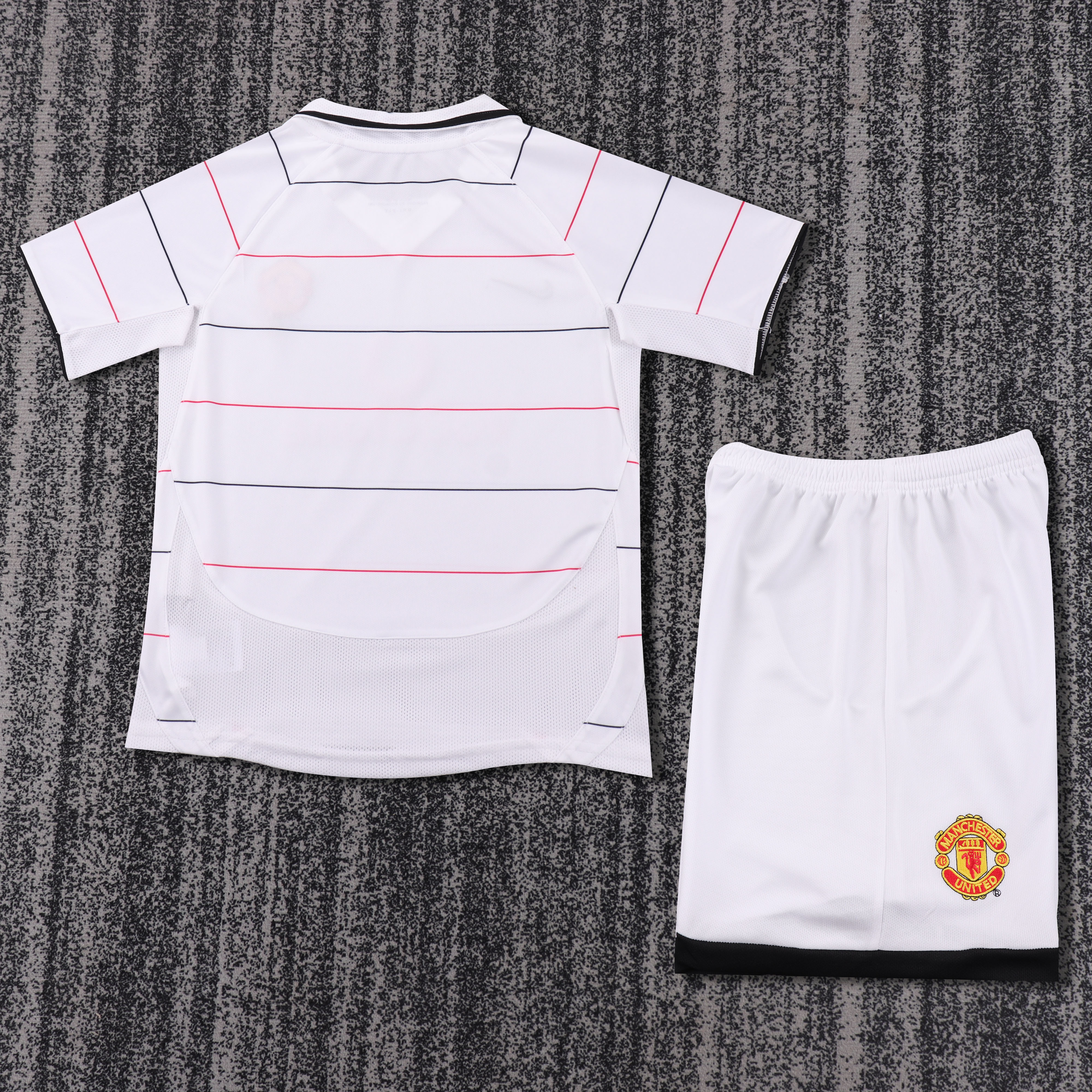 2003-05 Manchester United Away Retro Children's Jersey Set - Fans Edition