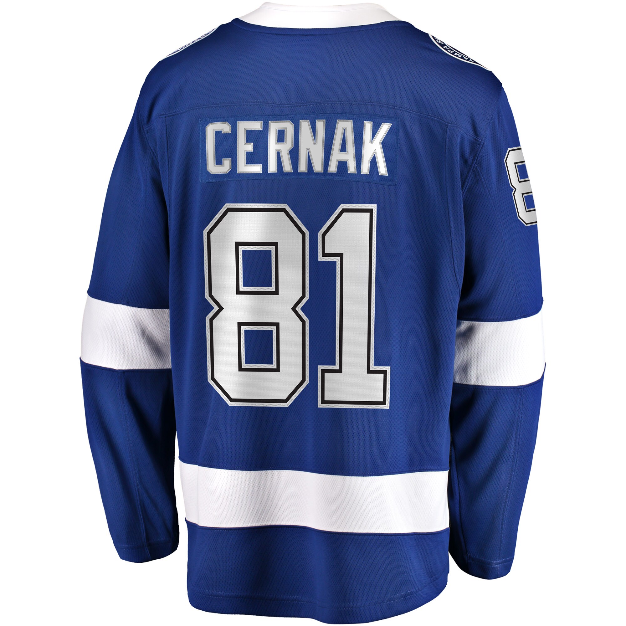 Erik Cernak Tampa Bay Lightning Fanatics Home Breakaway   Jersey – Blue