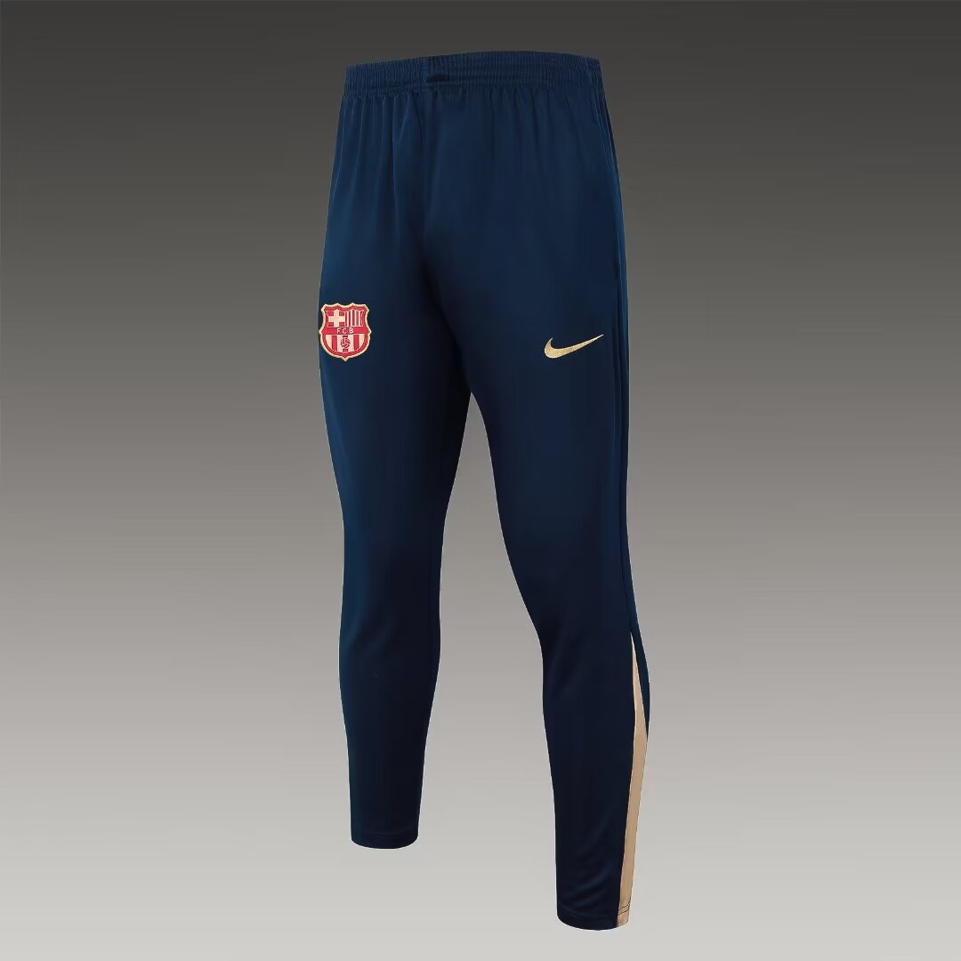 2024/2025 Barcelona Half-Pull Training Suit Green-Blue Football Shirt 1:1 Thai Quality