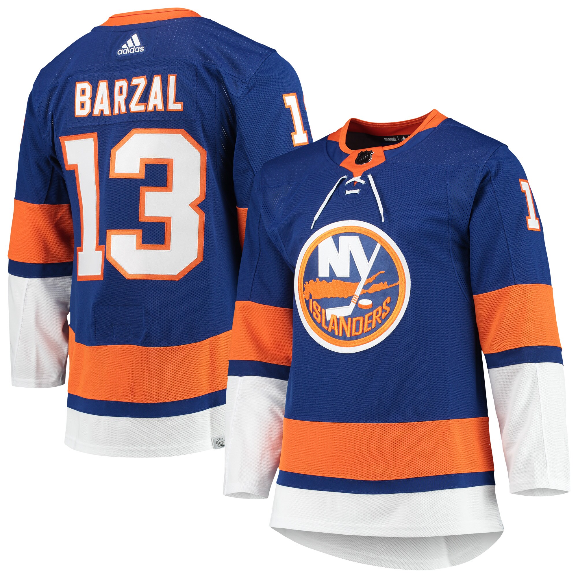 Mathew Barzal New York Islanders  Home Primegreen    Jersey – Royal