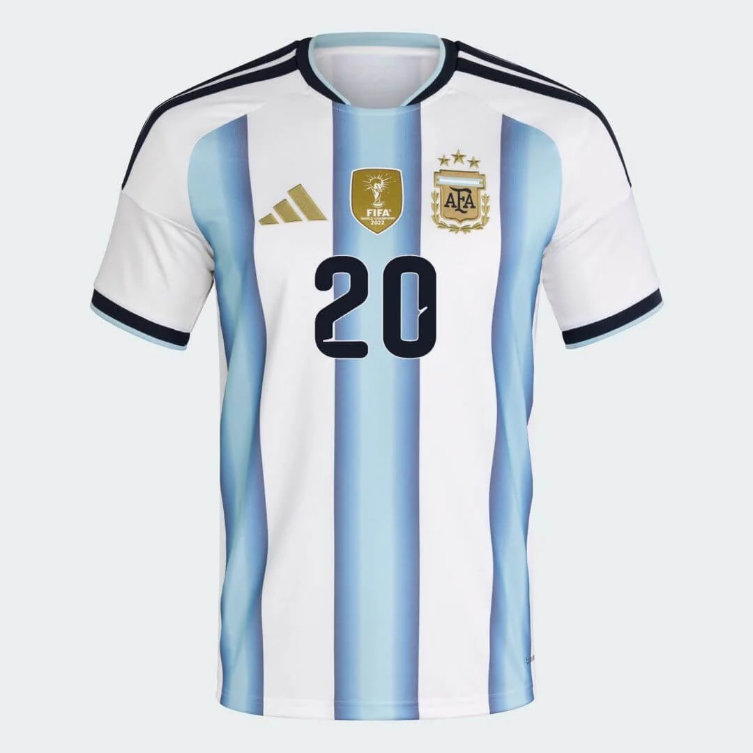 MAC ALLISTER #20 Argentina Home Soccer Jersey 2026 World Cup
