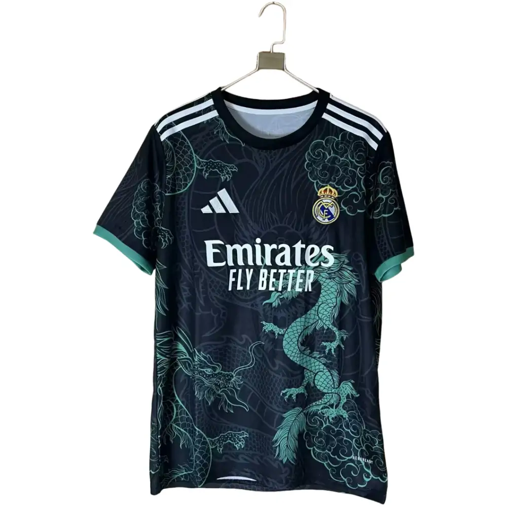 2025-26-Real Madrid Black and Green Dragon - Jersey - Fan Edition