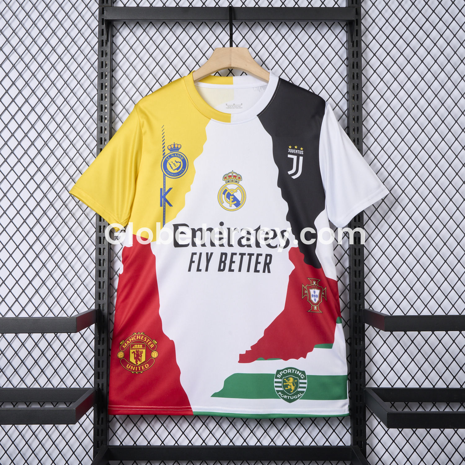 Cristiano Ronaldo Career Commemorative Jersey Real Madrid Manchester United Juventus Portugal Al Nassr Sporting CP - Fans Version