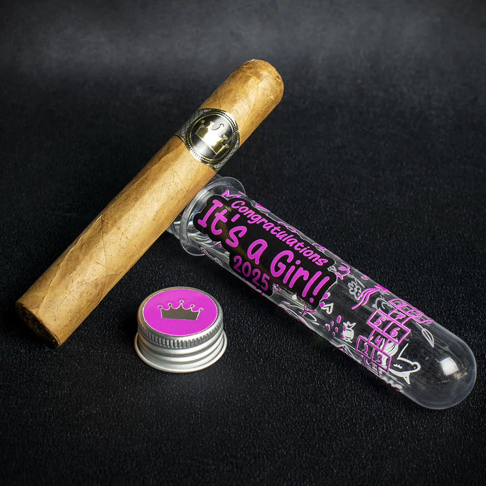 Its a Girl Celebration Cigar Gift Tube + Smoke-King Robusto