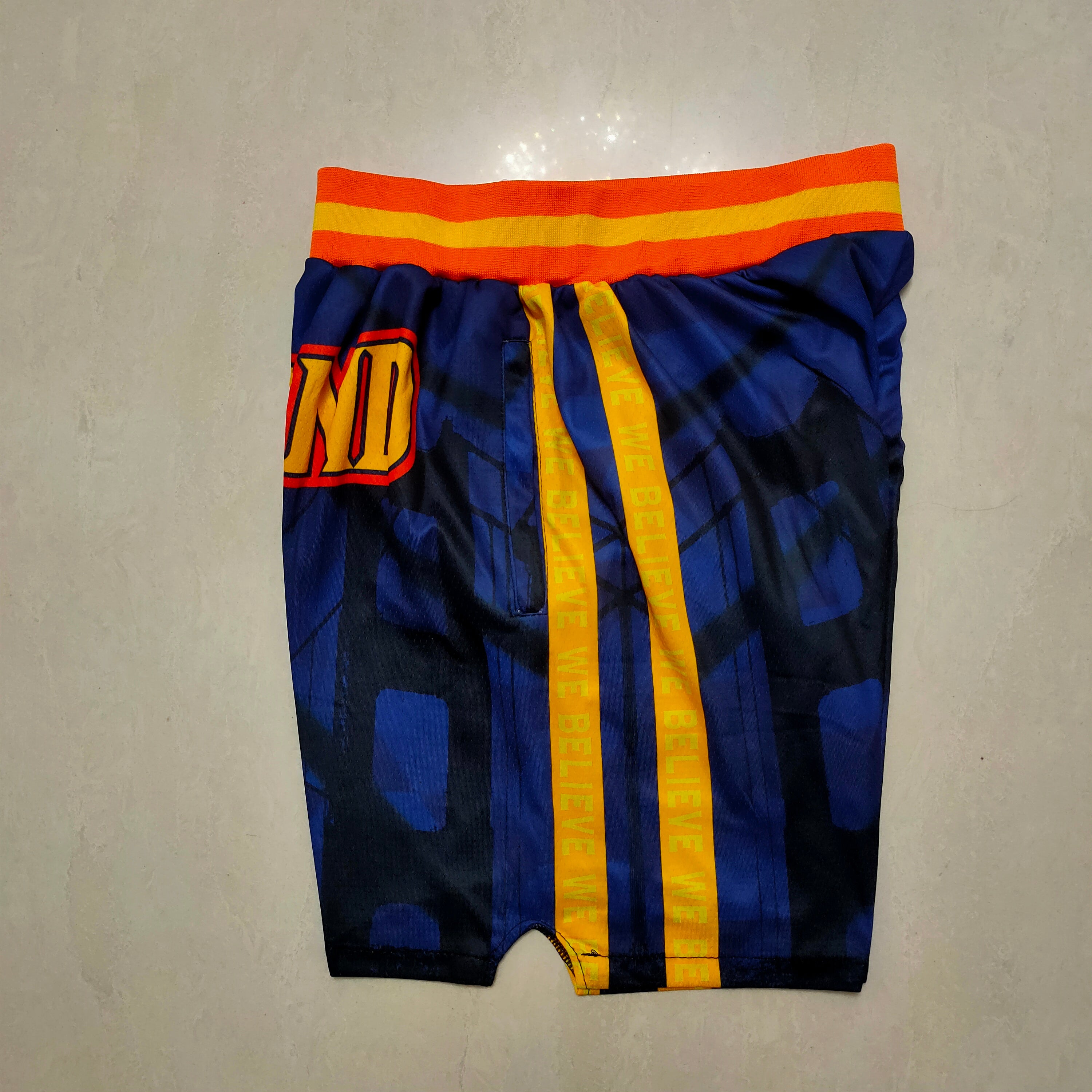 Golden State Warriors Blue Transfer Print Pants