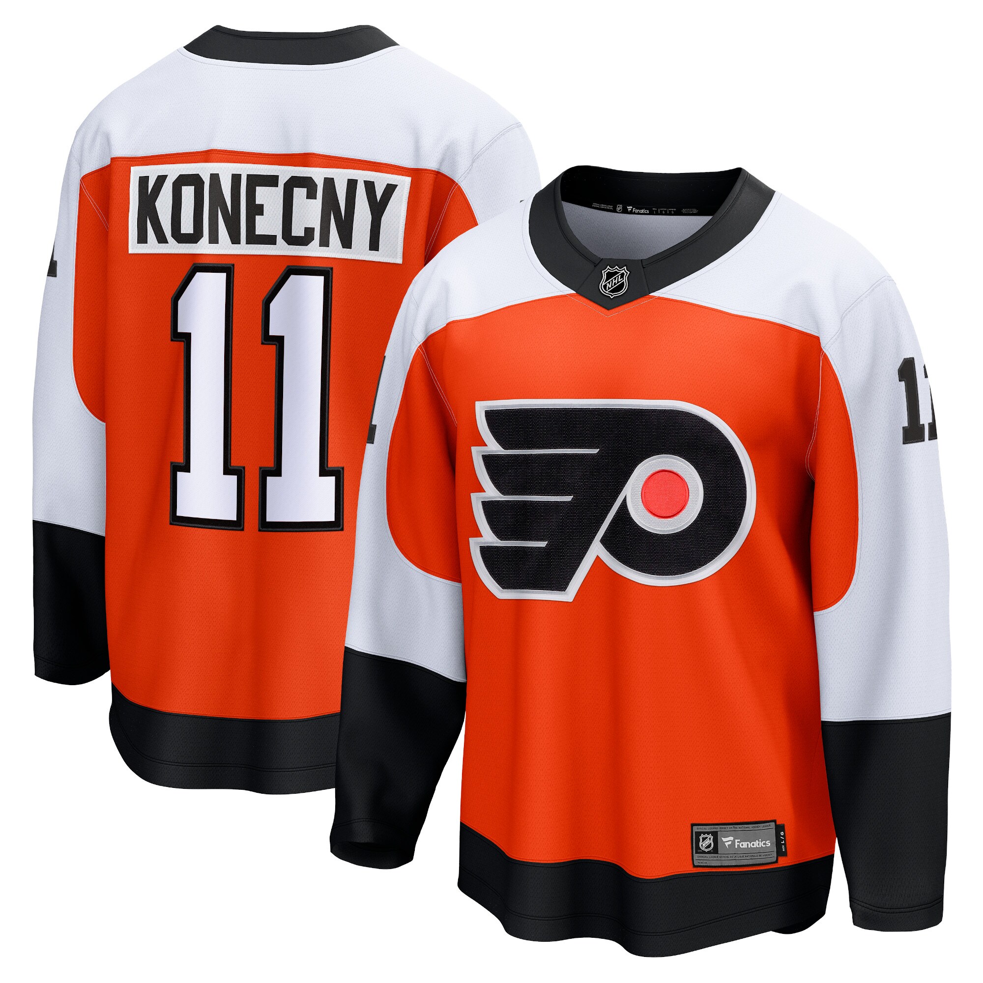 Travis Konecny Philadelphia Flyers Fanatics Home Premier Breakaway   Jersey – Orange