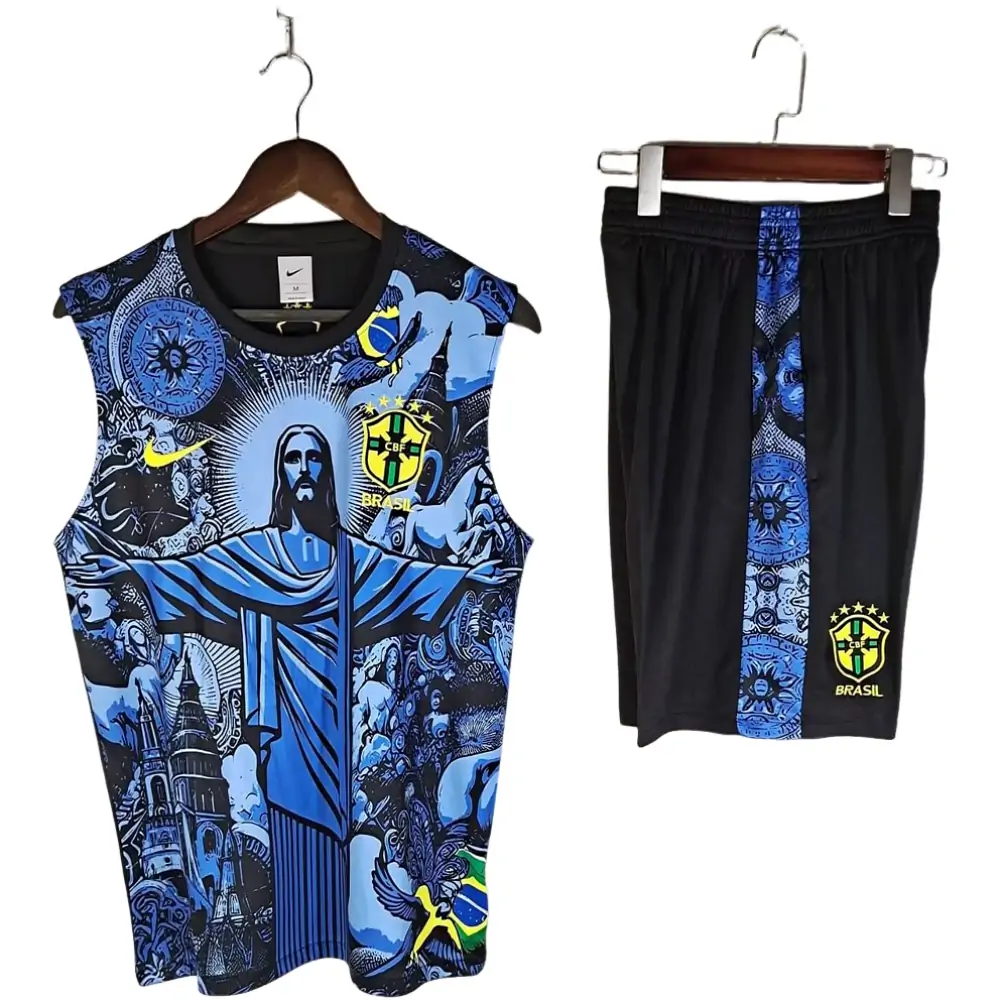 2025-26 Brazilian children's vest training suit