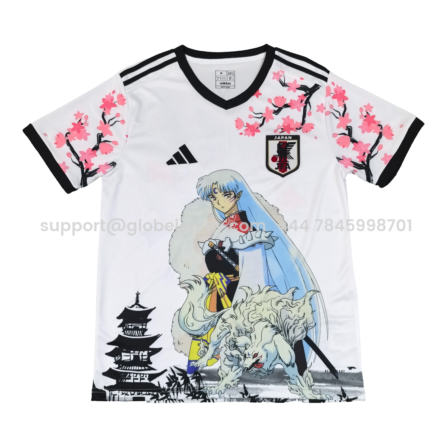 Japan 25-26 Sesshomaru White Special Jersey - Fans Version