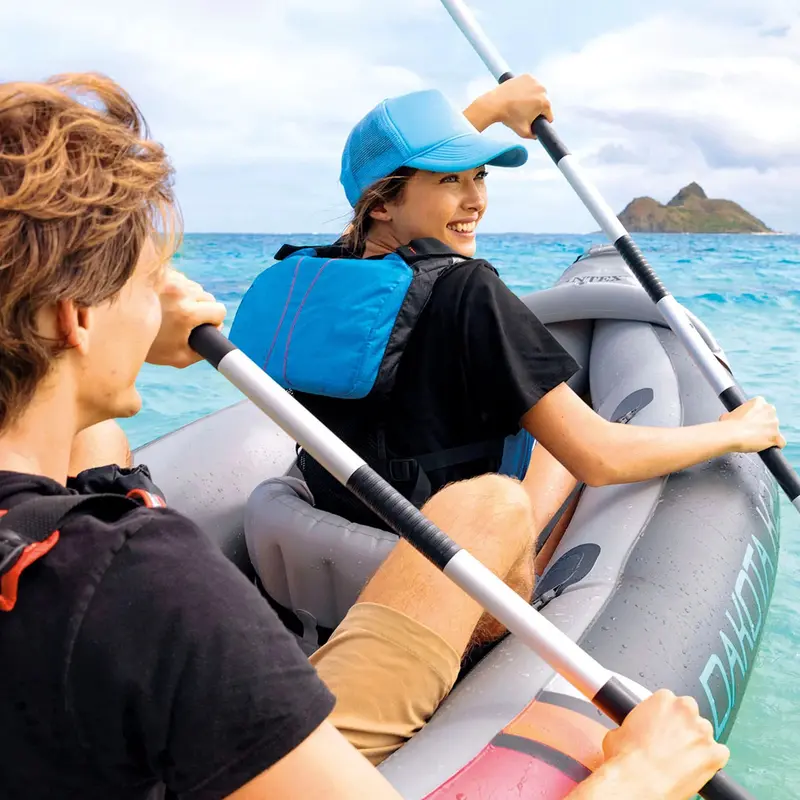 Intex Dakota K2 Open-Box 2-Person Inflatable Kayak – Includes Oars & Hand Pump (2026)