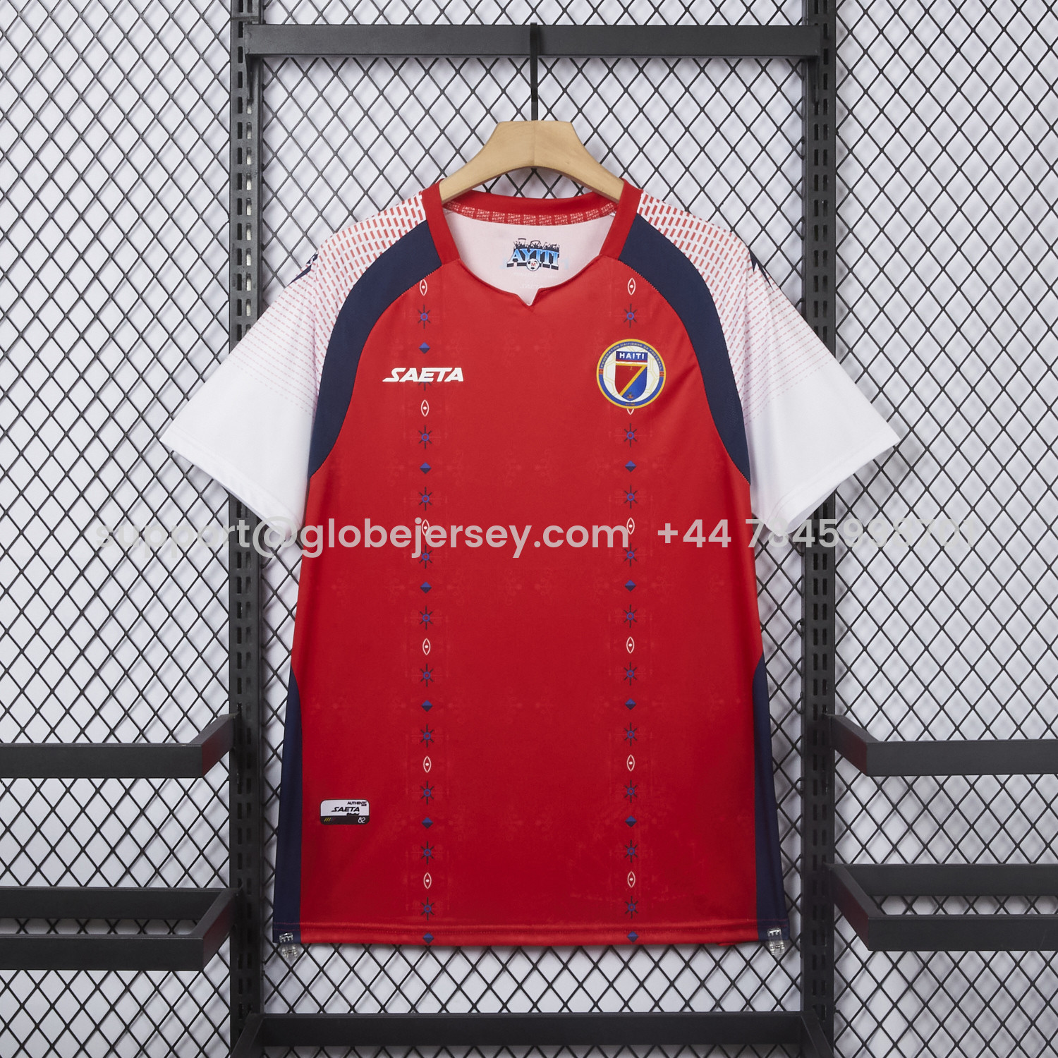 Haiti 25-26 Third Red Jersey - Fans Version