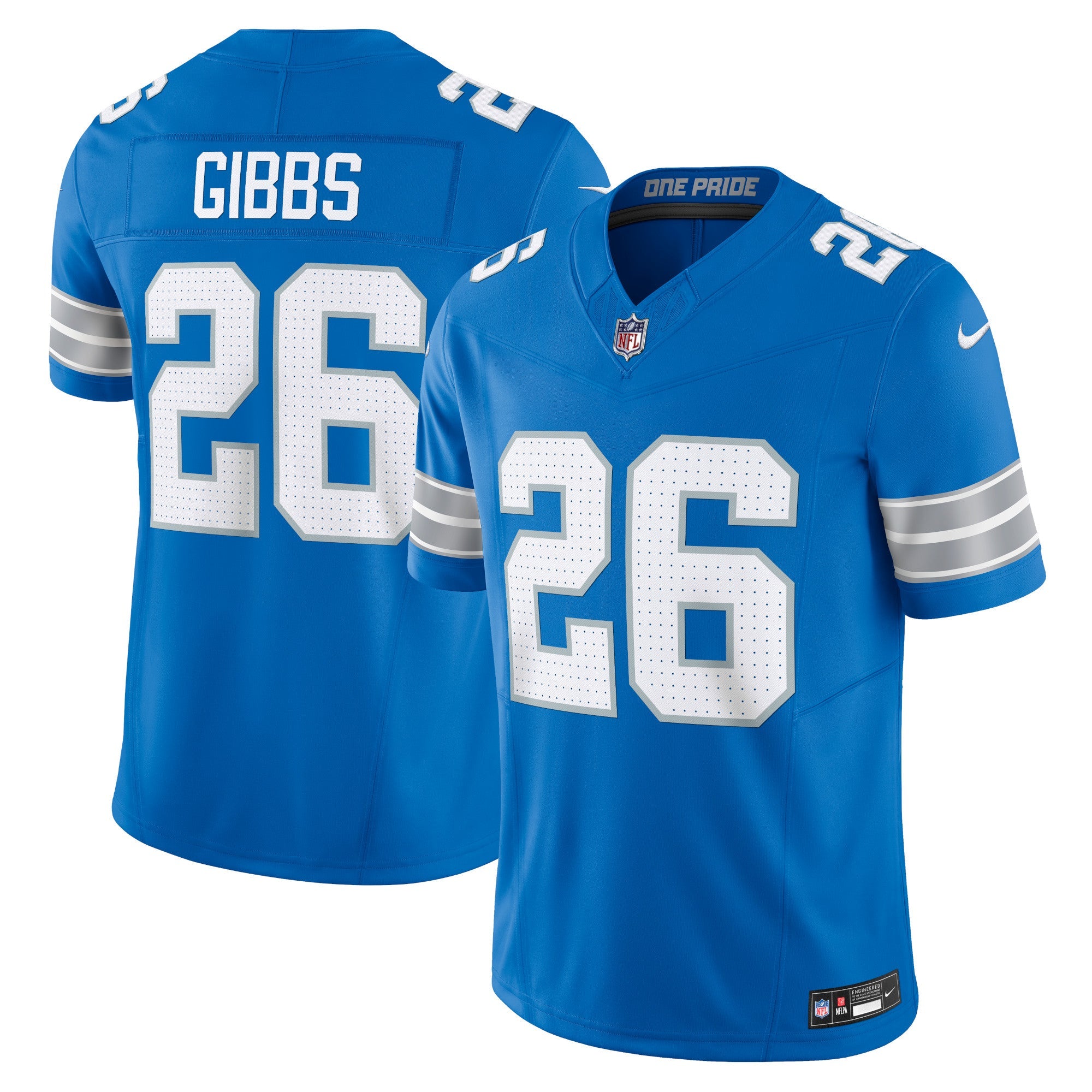 Jahmyr Gibbs Detroit Lions Nike Vapor F.U.S.E. Limited Jersey - Blue