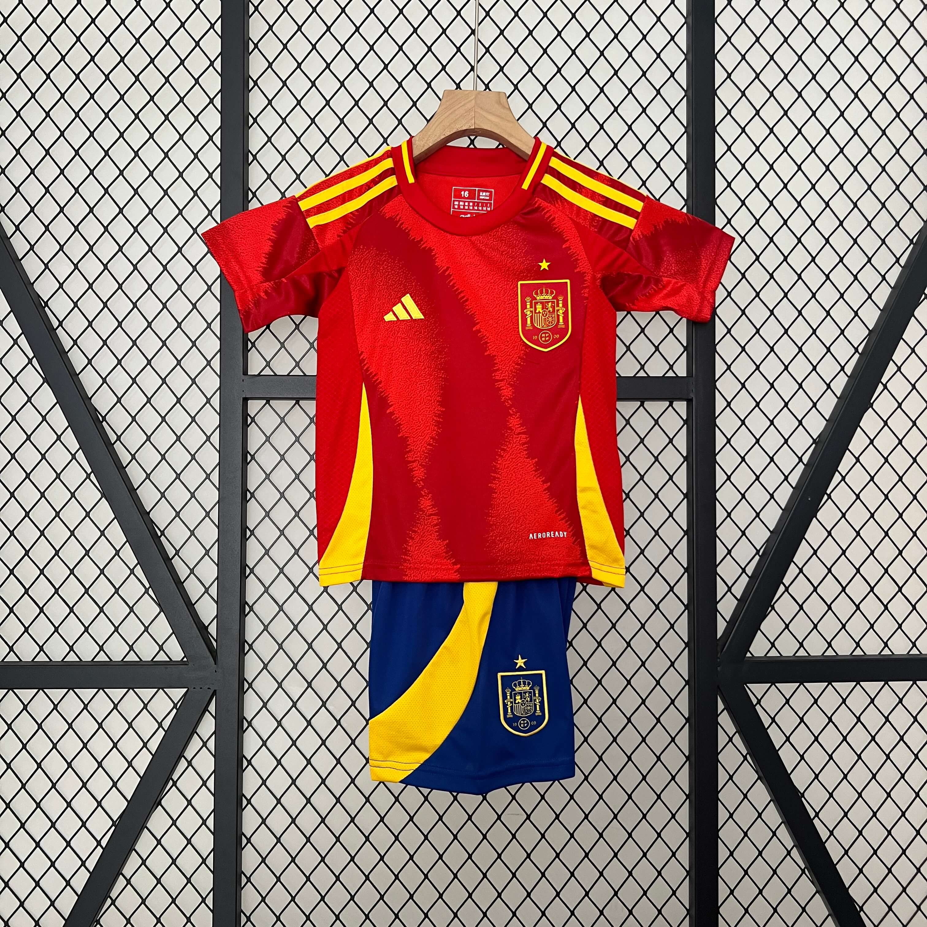 Spain 2024 Home Stadium Kids Kit
