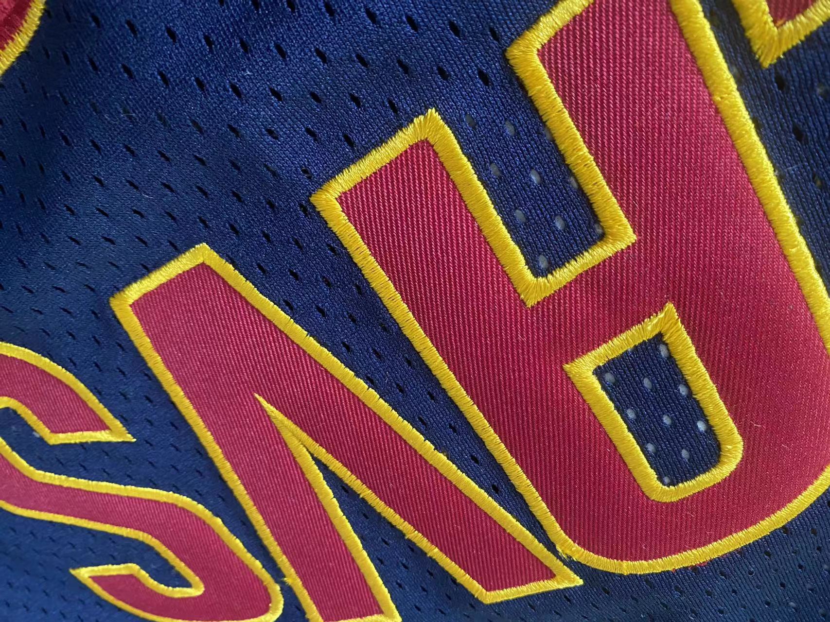 MItchell&ness Cavaliers 23# James 2015-16 AU Blue Embroidery